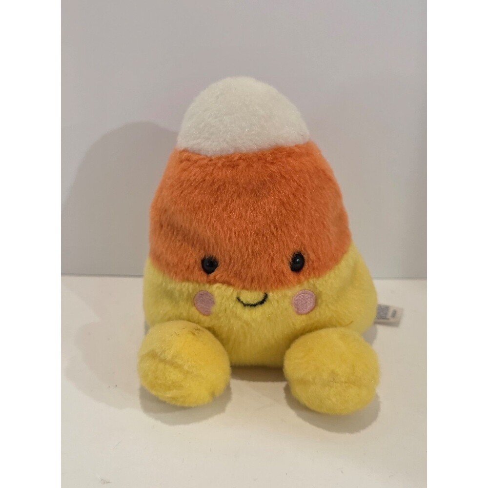 Palm Pal Halloween Candy Corn Beanie Plush